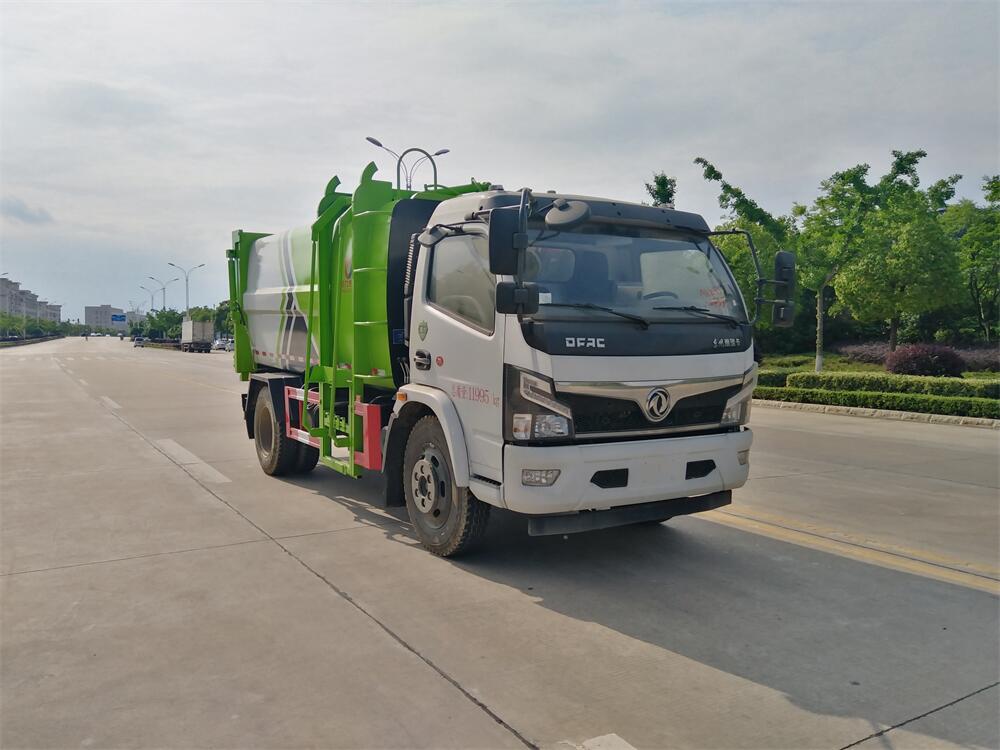 10方掛桶垃圾車-東風(fēng)10方側(cè)裝掛桶自裝式垃圾車廠家