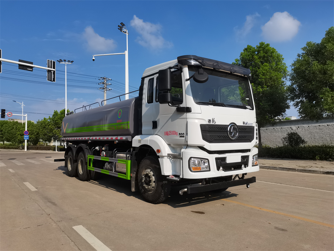 22噸灑水車-陜汽德龍M3000后八輪22立方霧炮噴霧車廠家價(jià)格