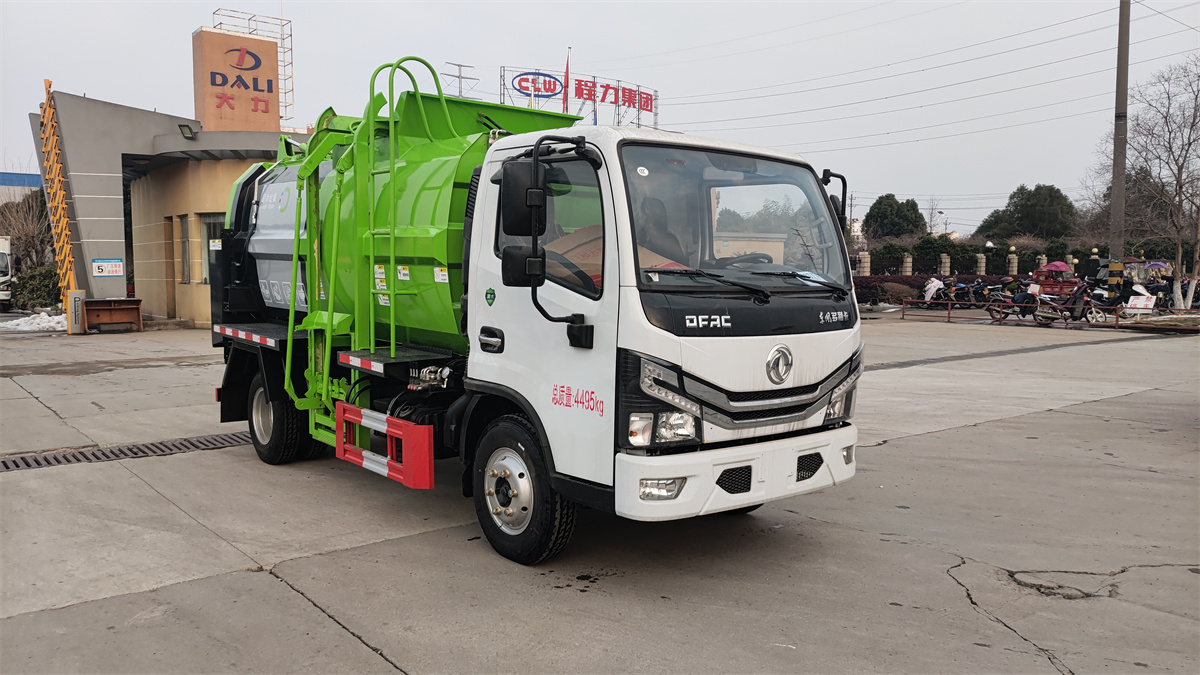 8方藍牌餐廚垃圾車  東風 東茂新款做工